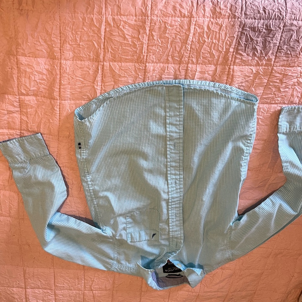 Nautica Light Blue Kids Button Down Shirt